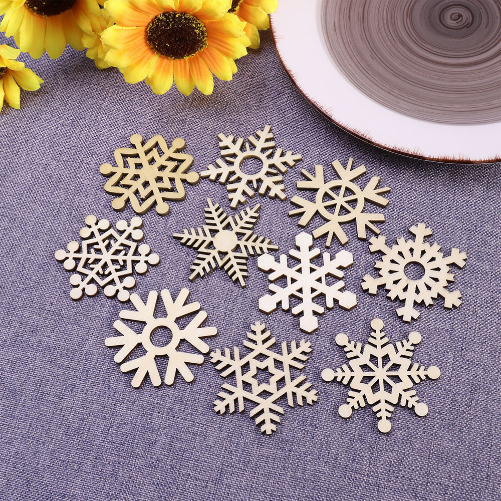 Christmas Craft Embellishment - 10 szt. Ozdoby na choinkę DIY,