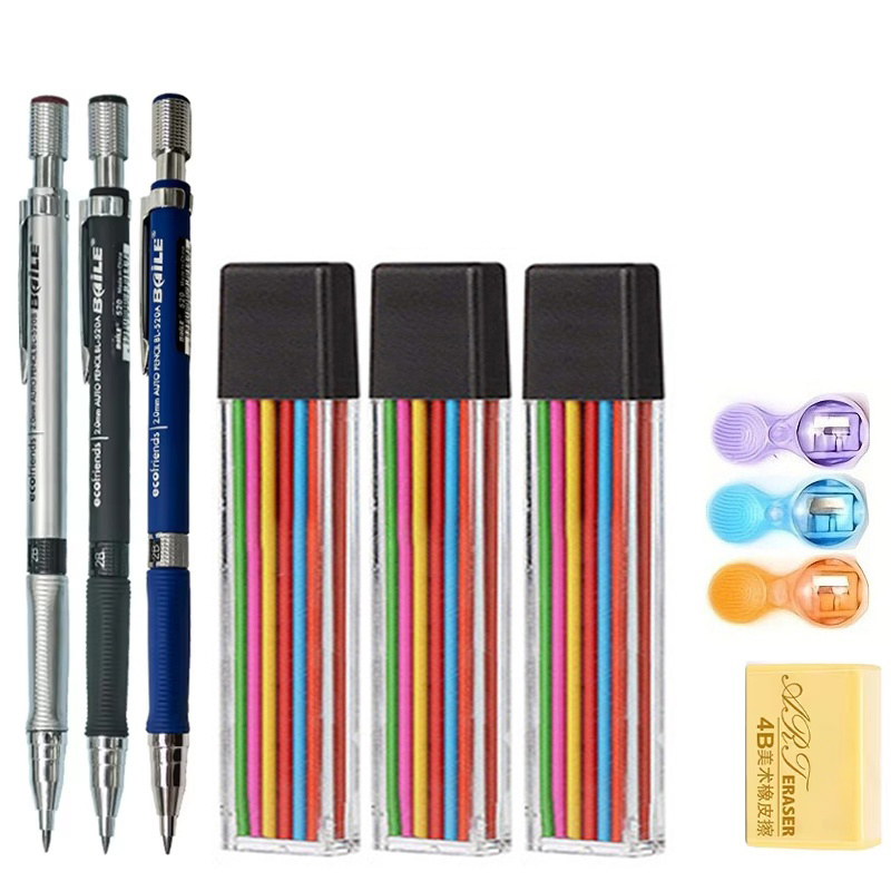 Staedtler Pencil Lumocolor - Zestaw ołówków automatycznych 2.0mm z wkładami