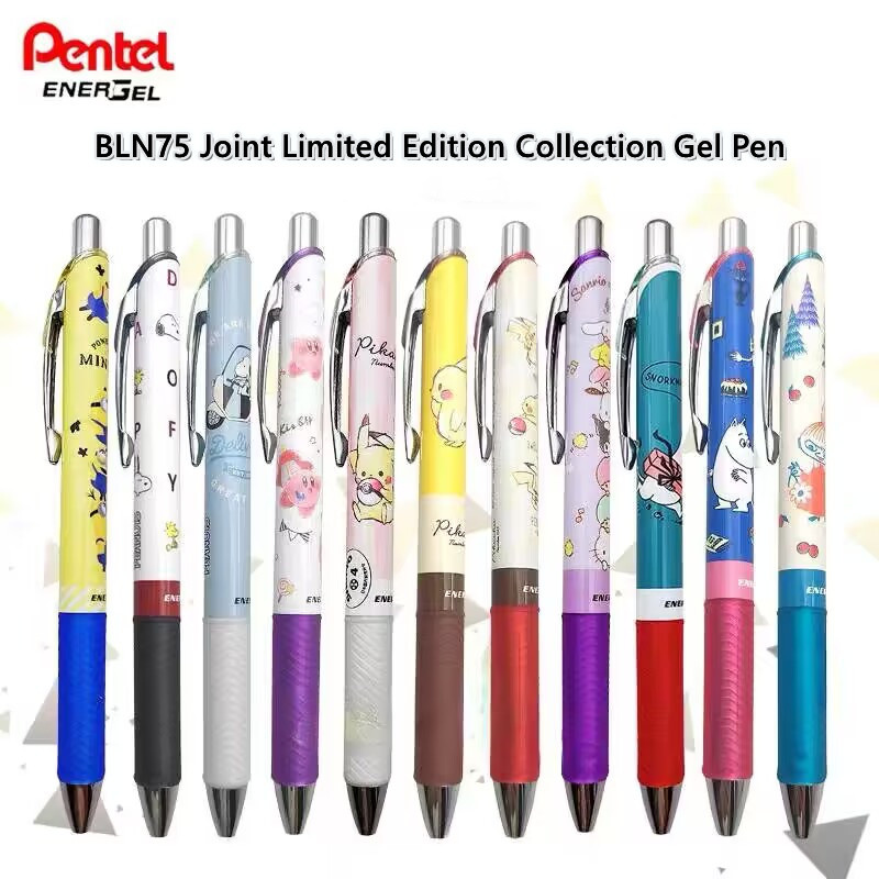 Pentel Pen Energel - 1 szt. Pentel BLN75 szybkoschnąca czarny