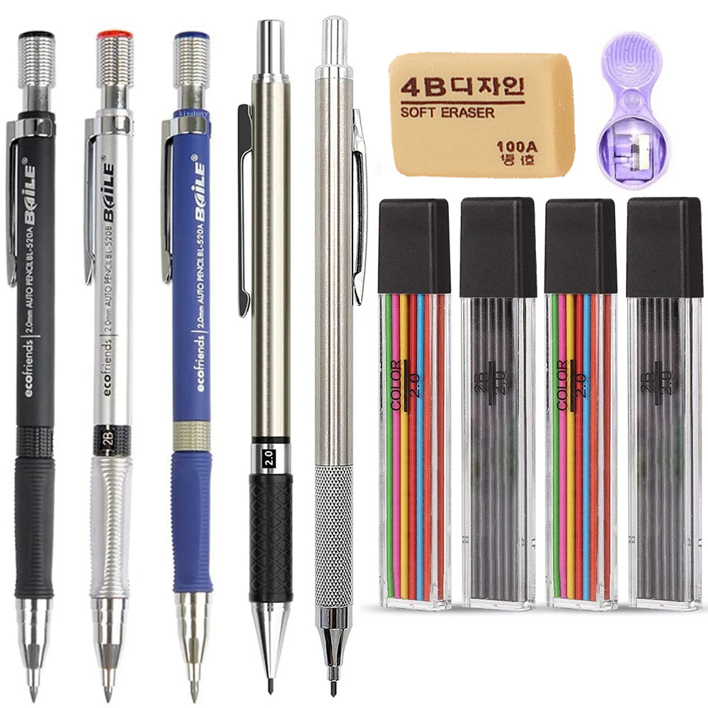 Staedtler Pencil Lumocolor - Ołówki automatyczne 2.0mm 2B do rysowania