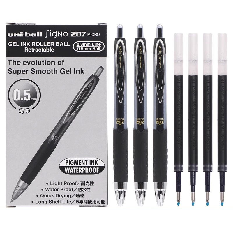 Pentel Pen Energel - uni-ball 61256 Signo Gel 207 Wysuwany
