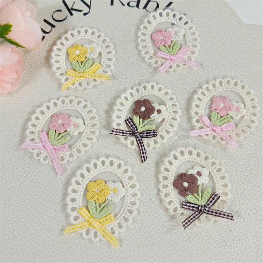 Applique Patch Flower - 10 SZTUK Nowe, wiosenno-letnie, świeże naszywki