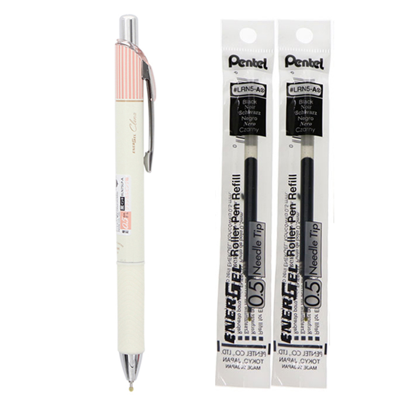 Pentel Pen Energel - 1 pióro + 2 wkłady LifeMaster