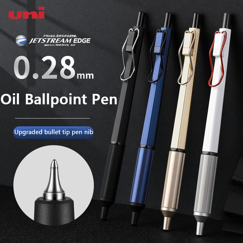 Pentel Pen Energel - UNI Mitsubishi Jetstream SXN-1003 metalowy długopis,