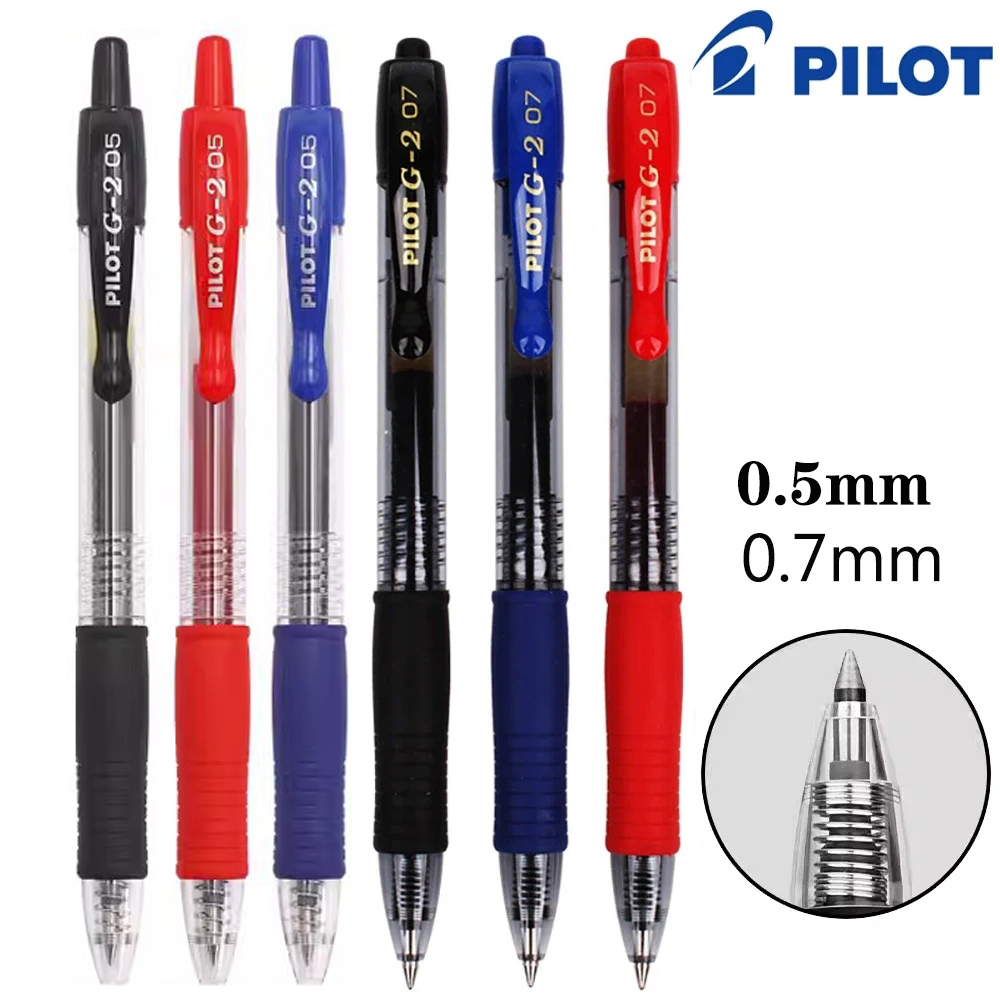 Pilot Pen G2 - 6 sztuk japonia Pilot długopis żelowy