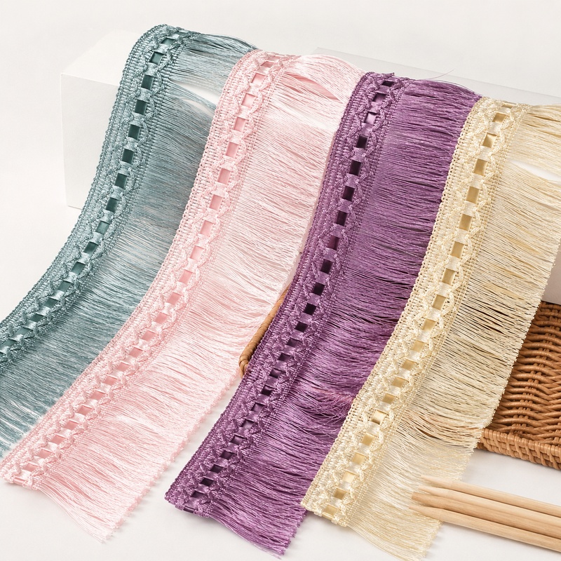 Fringe Ribbon Sewing - 2-10 Metrów 10cm Nylonowa Taśma z