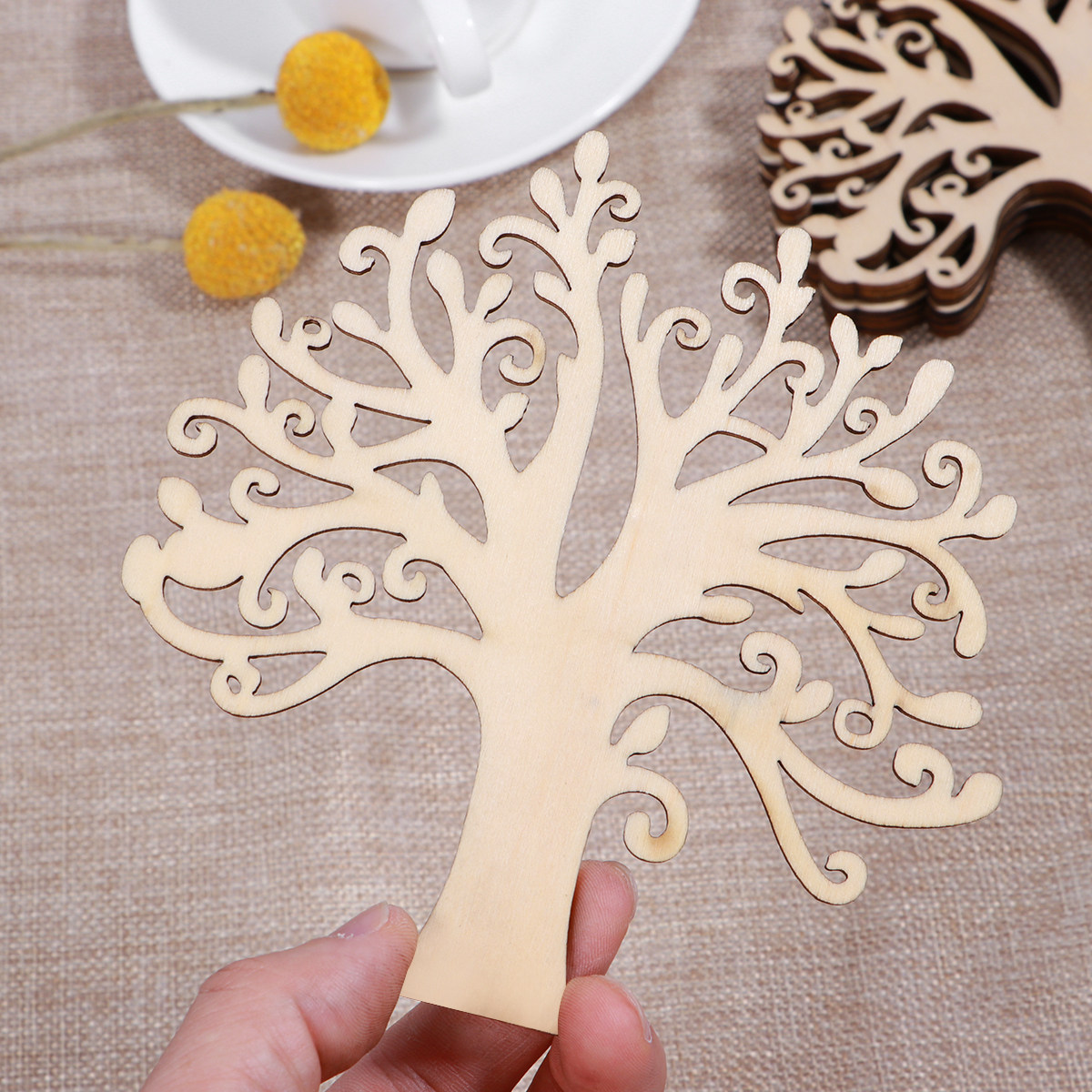10 sztuk surowych drewnianych  – Christmas Craft Embellishment recenzja i cena