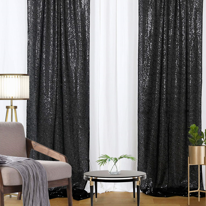 Złote/srebrzyste cekinowe zasł – Sequin Fabric Panel recenzja i cena