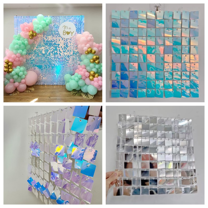 18-częściowe cekinowe tło pane – Sequin Fabric Panel recenzja i cena