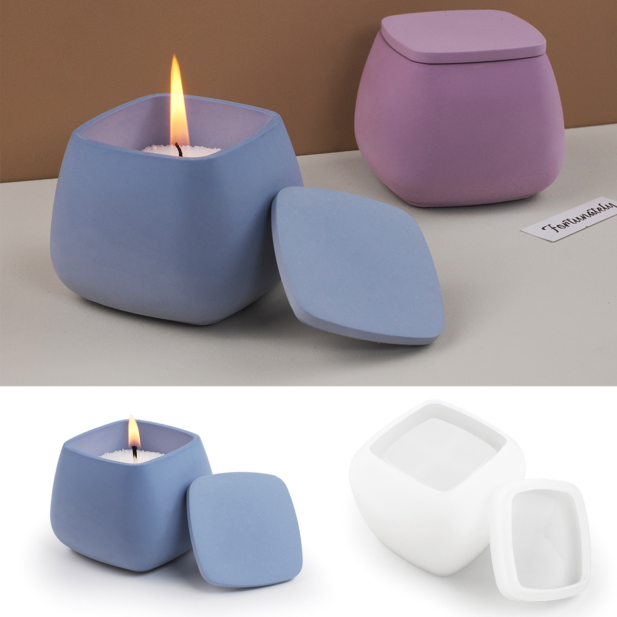 Kwadratowy słoik na świecę Sil – Craft Embellishment Storage recenzja i cena