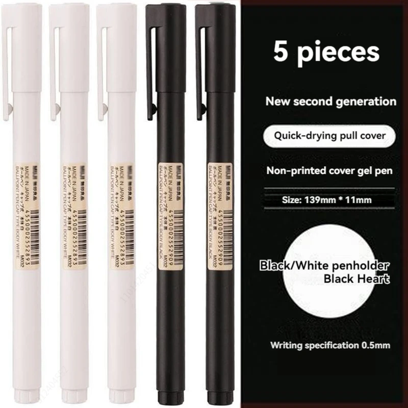 Zestaw wkładów do długopisów ż – Muji Stationery Gel Pen recenzja i cena