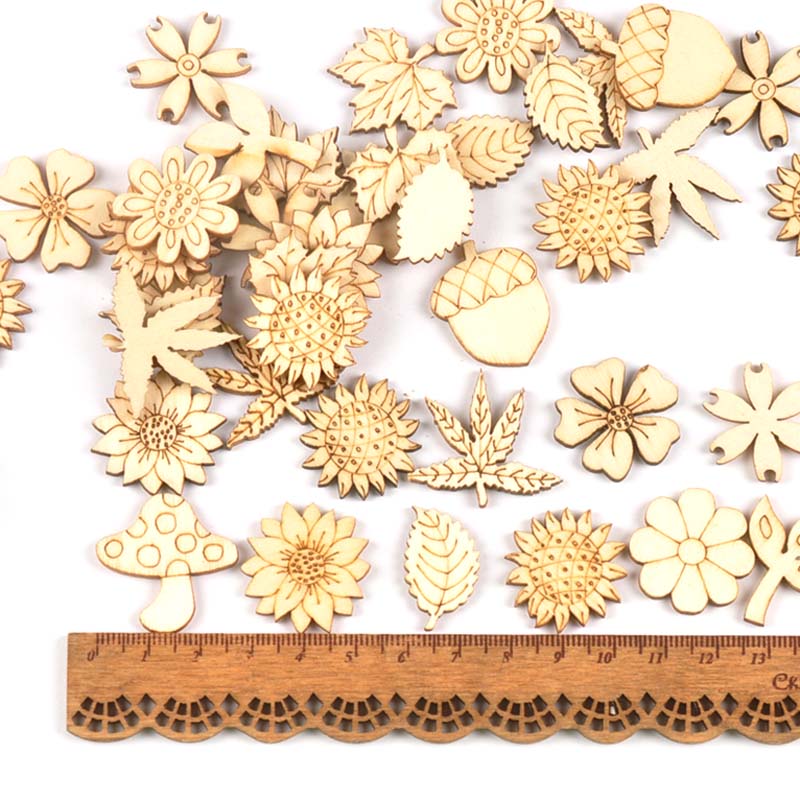 30 sztuk 25-30mm drewno DIY ak – Craft Embellishments recenzja i cena