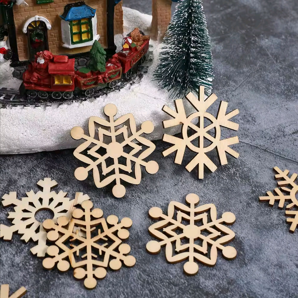 10 szt. Ozdoby na choinkę DIY, – Christmas Craft Embellishment recenzja i cena