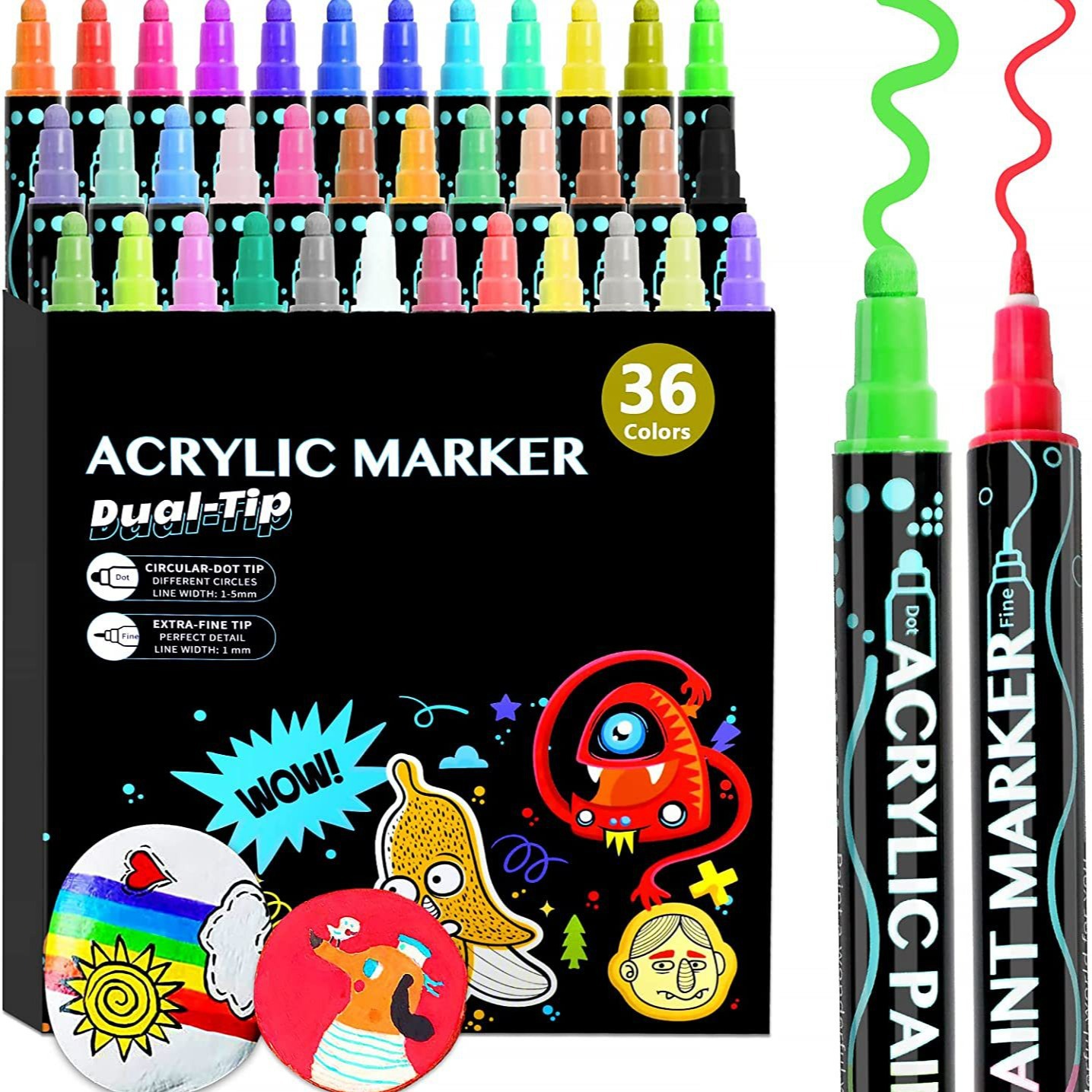 Markery akrylowe dwustronne 12 – Copic Marker Classic recenzja i cena