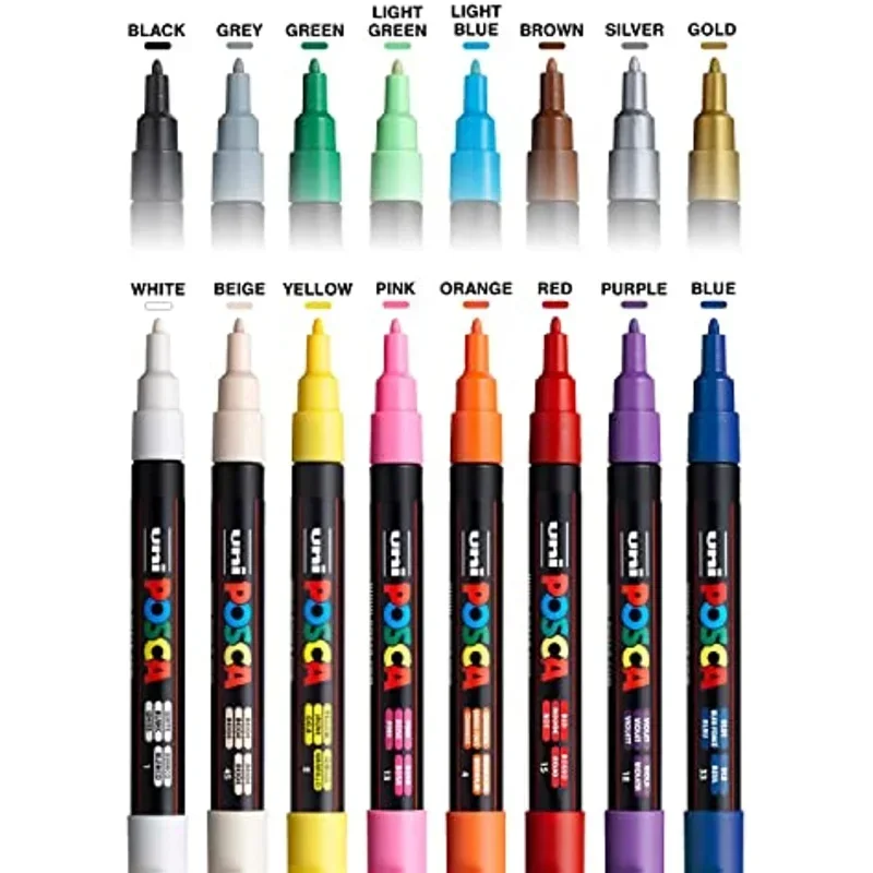 Uni Posca Art Marker Set 7/8/1 – Copic Marker Classic recenzja i cena