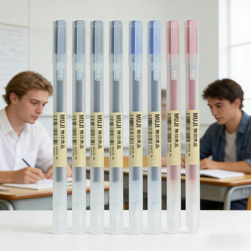 Zestaw długopisów MUJI, 6/8 sz – Muji Stationery Gel Pen recenzja i cena