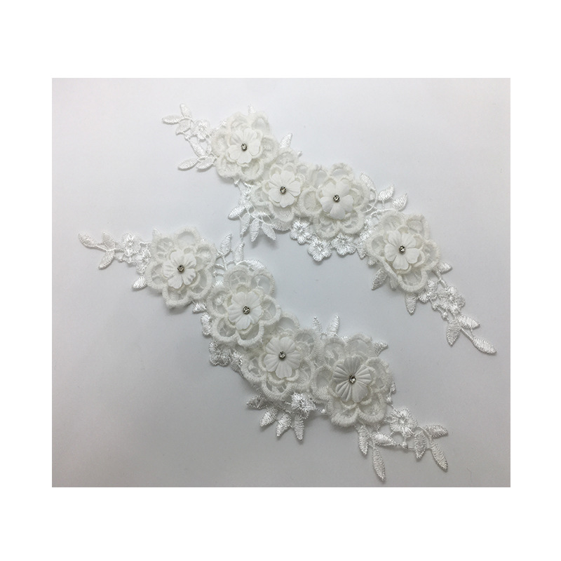 2 pary/partia Siateczkowa Modn – Applique Patch Flower recenzja i cena