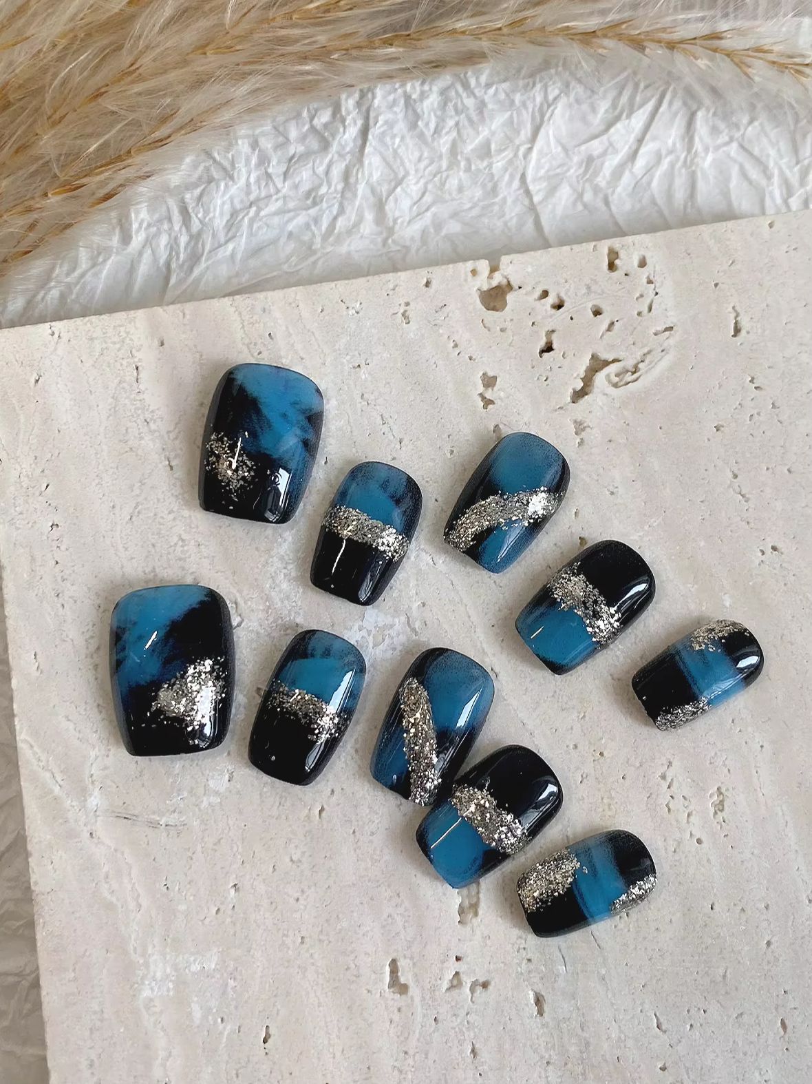 10 sztuk niebiesko-czarnych, b – Glitter Vinyl Roll recenzja i cena