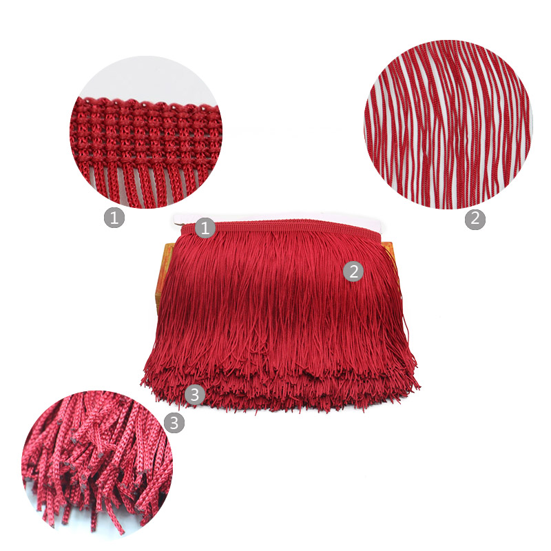 9/15/20/30cm Długie frędzle z  – Fringe Ribbon Sewing recenzja i cena