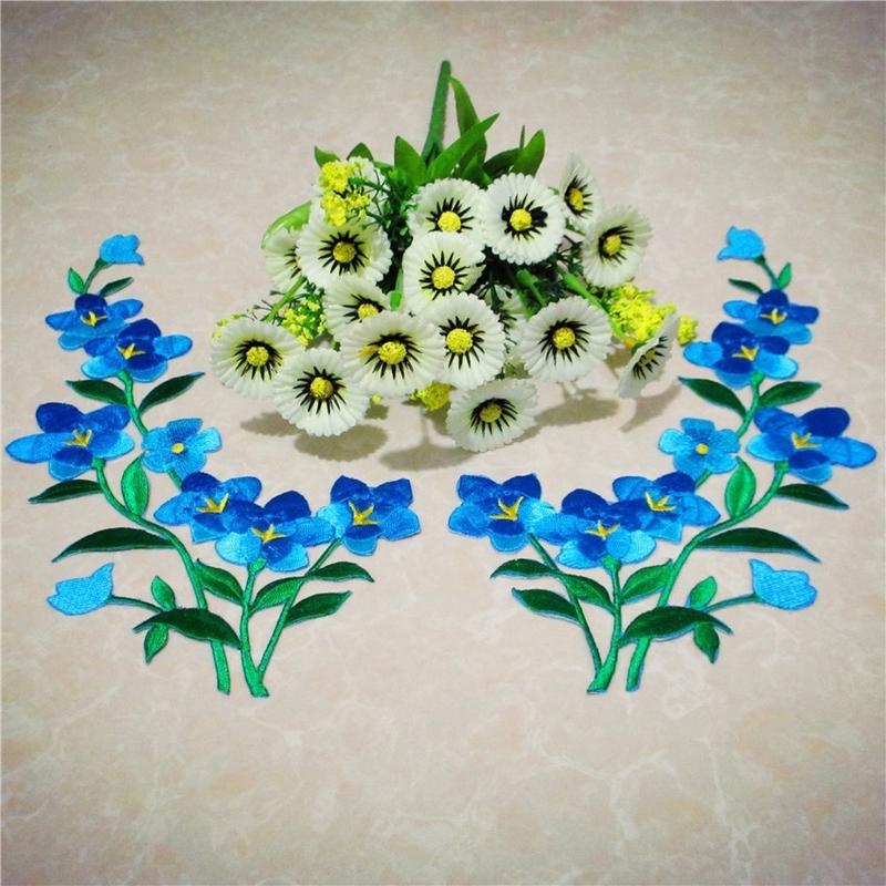 1/2 szt. Ładna niebieska naszy – Applique Patch Flower recenzja i cena