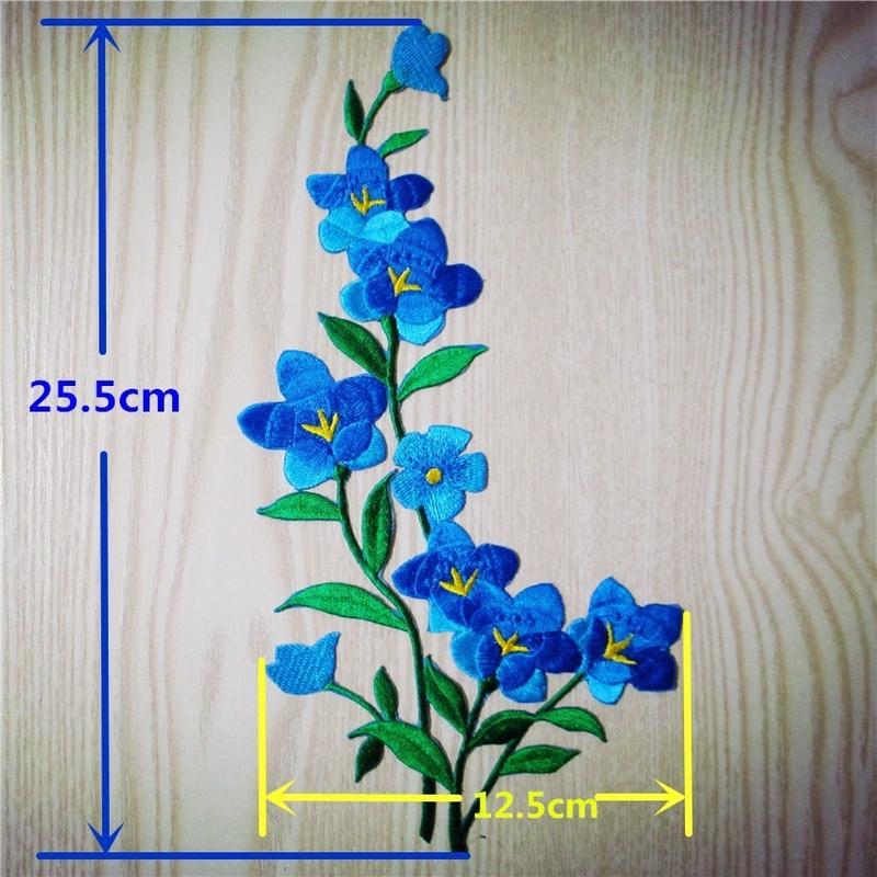 1/2 szt. Ładna niebieska naszy – Applique Patch Flower recenzja i cena