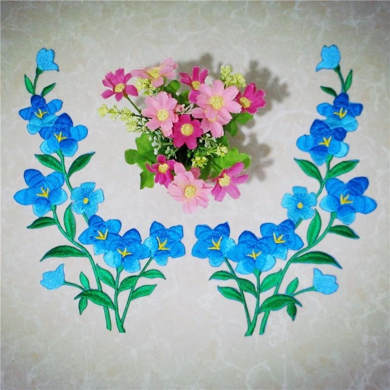 1/2 szt. Ładna niebieska naszy – Applique Patch Flower recenzja i cena