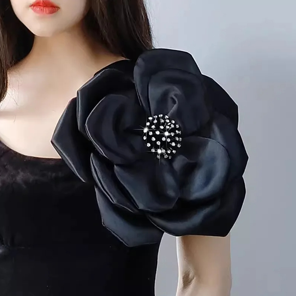 Nowa 29cm 3D duże kwiatowe kor – Applique Patch Flower recenzja i cena