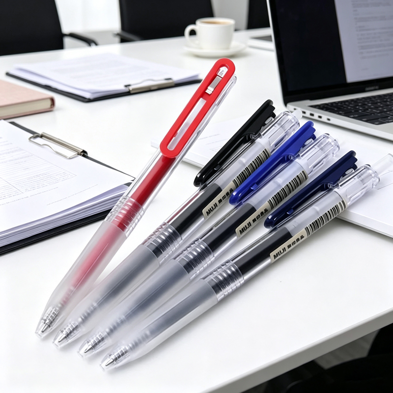 Długopisy żelowe MUJI z wysuwa – Muji Stationery Gel Pen recenzja i cena