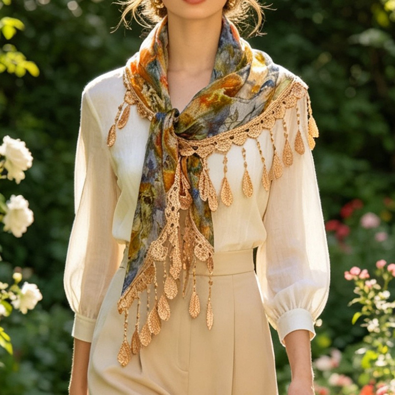 Vintage'owa kwiatowa koronkowa – Tassel Fringe Trim recenzja i cena