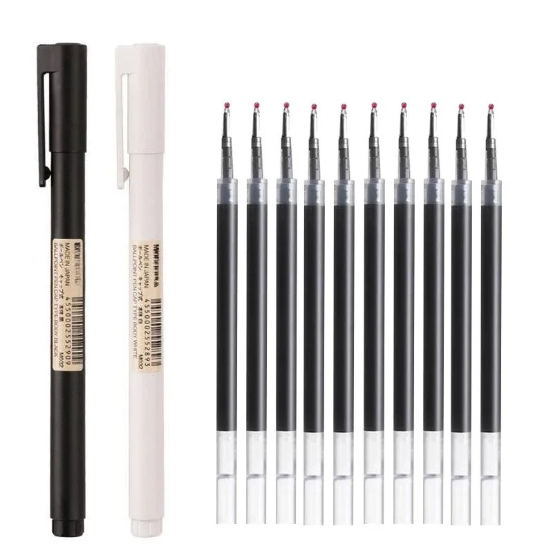 Długopisy żelowe z czarną końc – Muji Stationery Gel Pen recenzja i cena