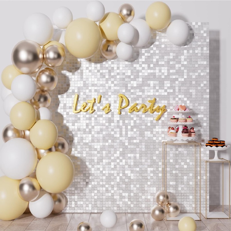 9/12/16/18szt Matowe złote cza – Sequin Fabric Panel recenzja i cena