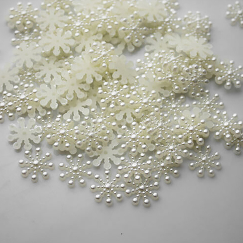 100 sztuk White Pearl żywica S – Christmas Craft Embellishment recenzja i cena