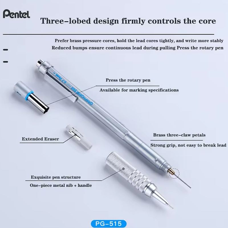 Ołówek mechaniczny Pentel Grap – Pentel Pen Graphgear recenzja i cena