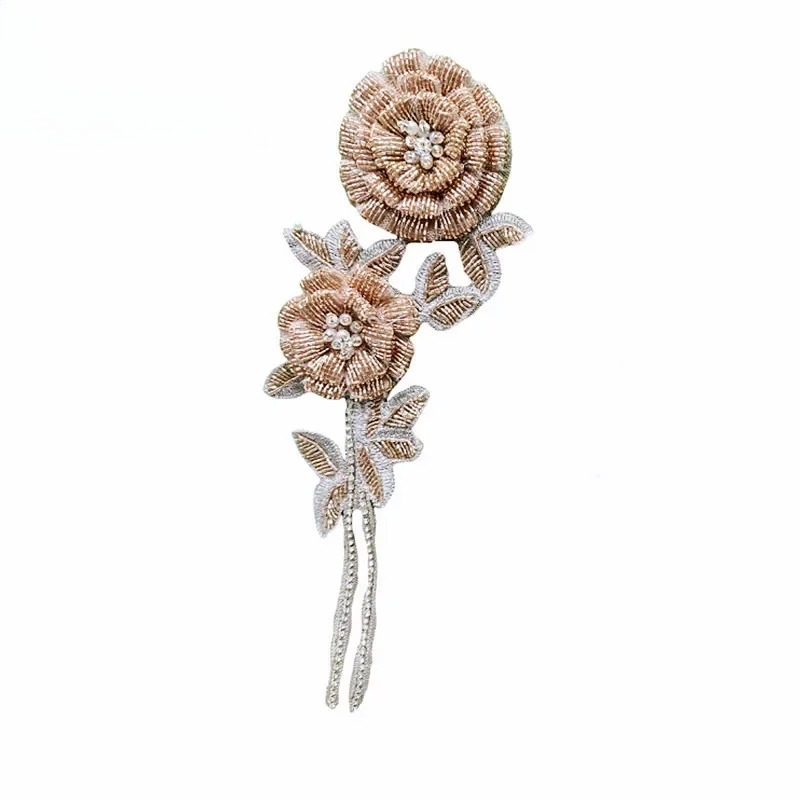 Nowe, wielokolorowe, ręcznie r – Applique Patch Flower recenzja i cena