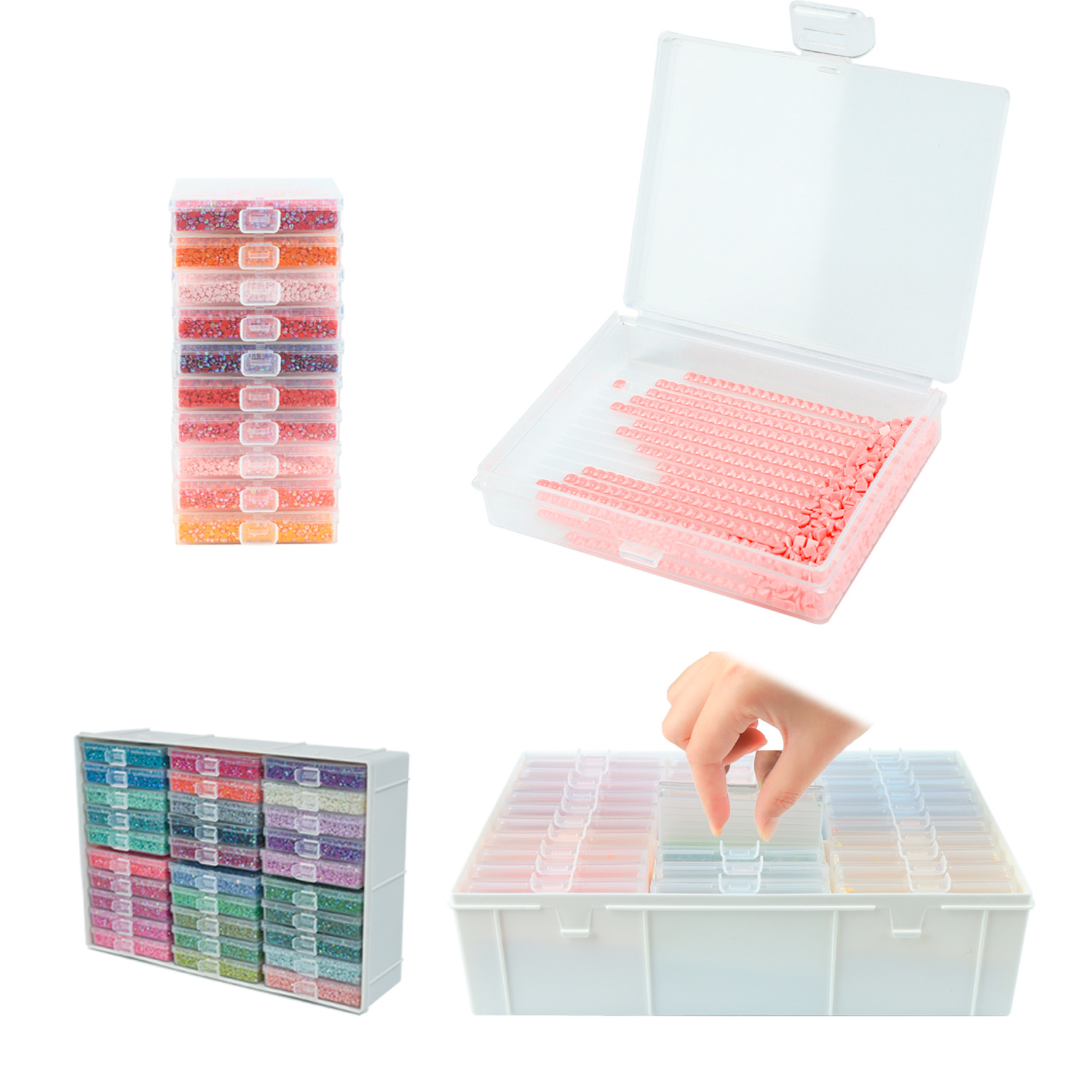 Zestaw tack do diamond paintin – Craft Embellishment Storage recenzja i cena