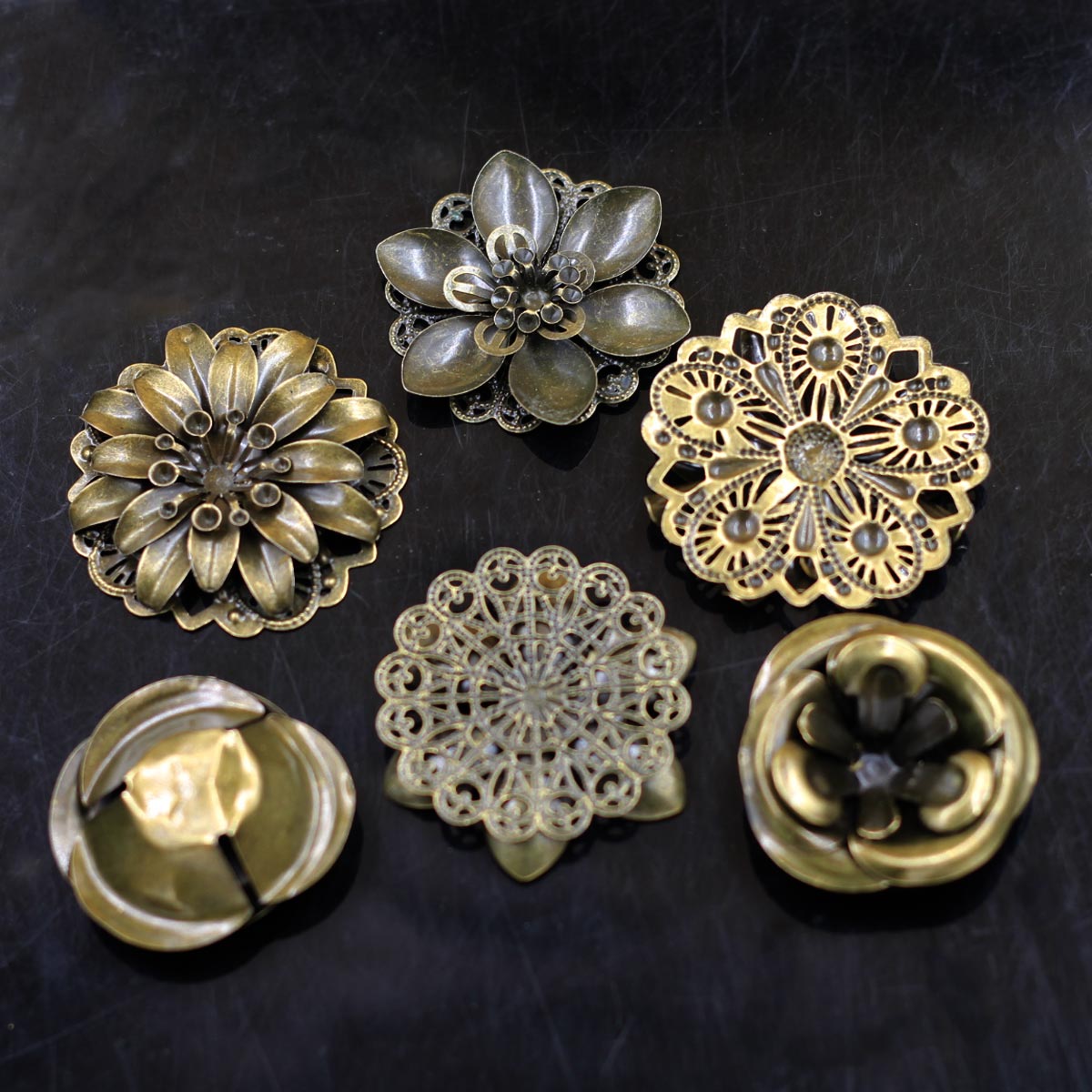 6 szt. Ozdoby połączenie kwiat – Embellishment Crafts recenzja i cena