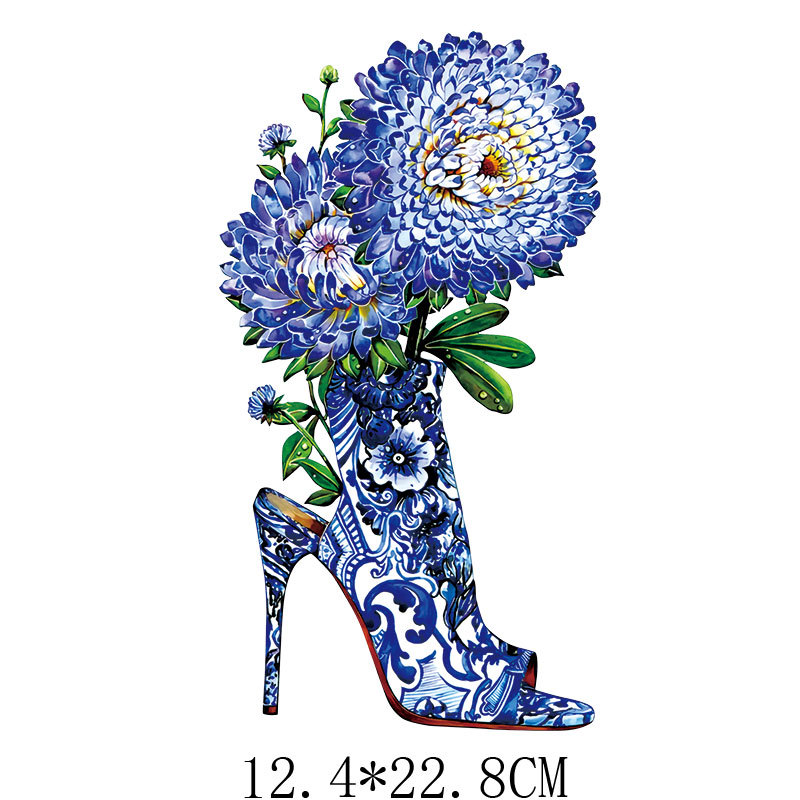 Wysokie obcasy kwiaty żelazko  – Applique Patch Flower recenzja i cena