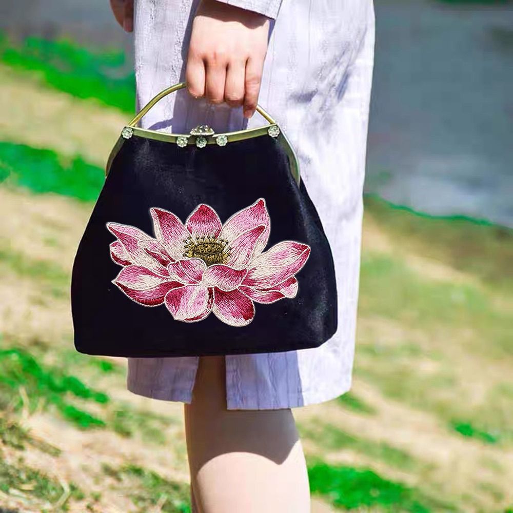 Miękkie kwiatowa łatka lotosu  – Applique Patch Flower recenzja i cena