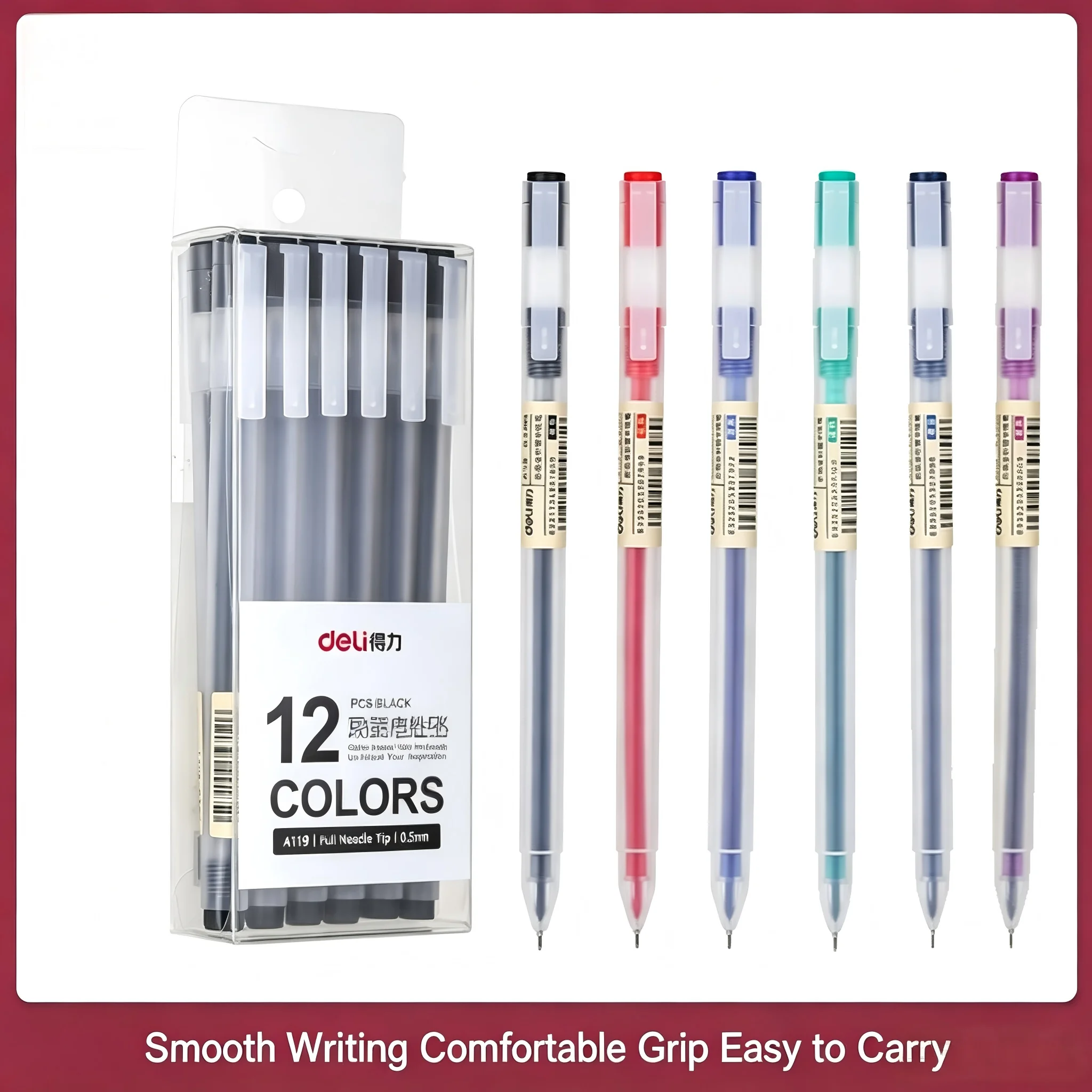 Długopisy żelowe A119, czarne, – Muji Stationery Gel Pen recenzja i cena