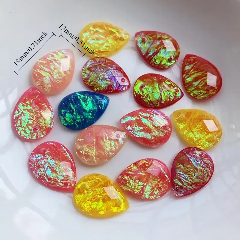 15 szt. 13*18mm Kryształki w k – Sew On Rhinestone recenzja i cena