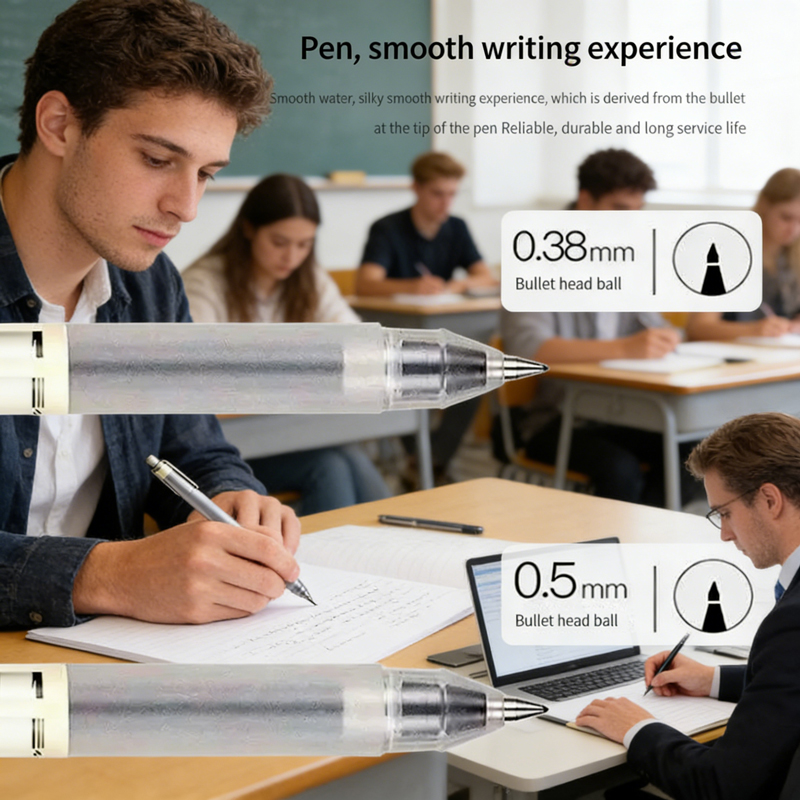 6/8 szt. długopisów żelowych w – Muji Stationery Gel Pen recenzja i cena
