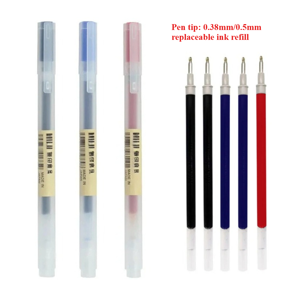 Wkłady do długopisów żelowych  – Muji Stationery Gel Pen recenzja i cena